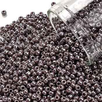 TOHO Round Seed Beads, Japanese Seed Beads, (133) Opaque Luster Lavender, 11/0, 2.2mm, Hole: 0.8mm, about 50000pcs/pound