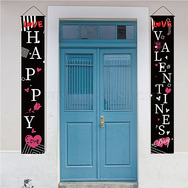 フェスティバル用の長方形のドア壁掛けポリエステル看板(HJEW-WH0036-02D)-5