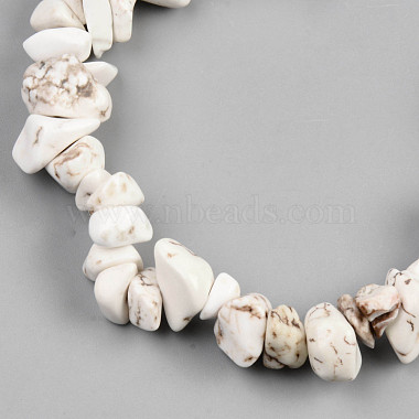 Unisex Chip Natural Magnesite Beaded Stretch Bracelets(BJEW-S143-41)-3