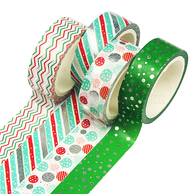 クリスマスのテーマDIYスクラップブック装飾粘着テープ(DIY-CJC0001-12)-3