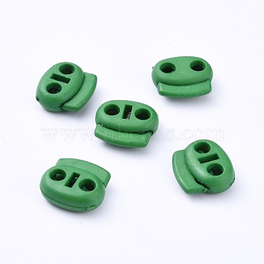 Green Plastic Clasps