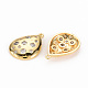 Brass Micro Pave Clear Cubic Zirconia Pendants(KK-Q002-290-NF)-2