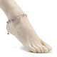 Natural & Synthetic Gemstone Anklets(AJEW-AN00512)-6