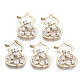 Brass Micro Pave Cubic Zirconia Pendants(KK-R111-070-B01)-1