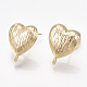 Brass Stud Earring Findings(X-KK-T038-496G)-1