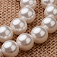Polished Round Grade A Shell Pearl Bead Strands(BSHE-M027-6mm-28)-1