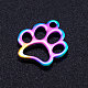 chapado iónico (ip) 201 amuletos para mascotas de acero inoxidable(STAS-Q201-JN210-01)-3