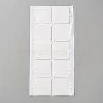 Acrylic Double Sided Adhesive, Clear, Square, 166x80x1mm, 10pcs/sheet(AJEW-WH20006-402B)