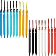 SUPERFINDINGS Aluminum Alloy Tent Stakes, Heavy Duty Ground Pegs, Lightweight Outdoor Tent Camping Spikes, Mixed Color, 180x11x13mm, Hole: 4mm, 18pcs/set(FIND-FH0001-72)