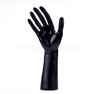 Plastic Mannequin Female Hand Display, Jewelry Bracelet Necklace Ring Glove Stand Holder, Black, 5.5x10.5x25cm(BDIS-K005-03)