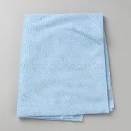 Polyester Silver Point Fabric, Clothes Bag Accessories, Light Sky Blue, 1000x1500x0.3mm(AJEW-WH20006-90E)