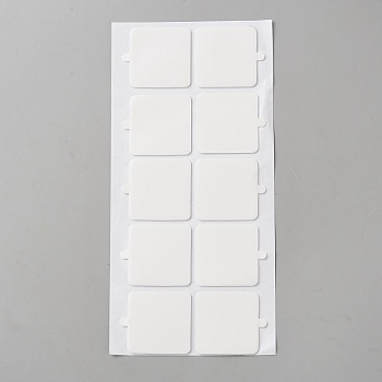 Acrylic Double Sided Adhesive, Clear, Square, 166x80x1mm, 10pcs/sheet