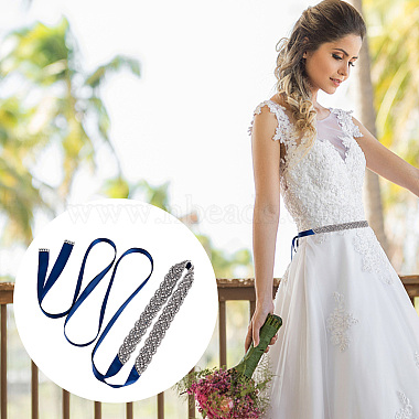 ceintures de mariée en polyester(DIY-WH0043-02C)-6