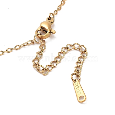 PVD Vacuum Plating 201 Stainless Steel Necklaces(NJEW-R267-01K-G)-4