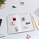 Cartoon DIVE Theme Paper Stickers Set(DIY-M031-50)-6