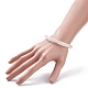 9Pcs 9 Color Candy Color Acrylic Curved Tube Chunky Stretch Bracelets Set for Women(BJEW-JB08134)-5
