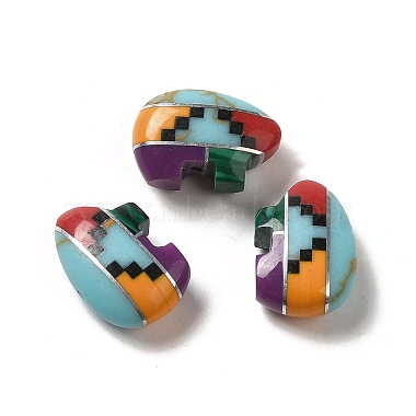 Colorful Cat Shape Mixed Stone Beads
