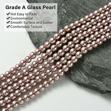brins de perles rondes en verre teinté écologique(HY-A008-6mm-RB046)-3