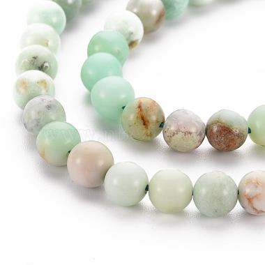 Natural Australia Jade/Chrysoprase Beads Strands(G-S333-6mm-037)-3