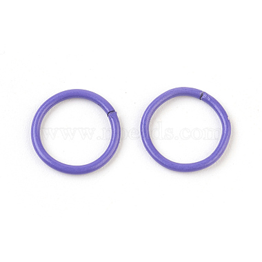 Other Color MediumPurple Ring Iron Close but Unsoldered Jump Rings