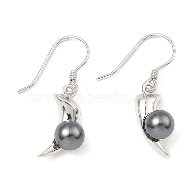 Gray Vegetables Sterling Silver Earrings