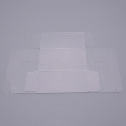 Transparent PVC Box, Candy Treat Gift Box, for Wedding Party Baby Shower Packing Box, Rectangle, Clear, 5.2x10.2x11.2cm(CON-WH0076-90A)