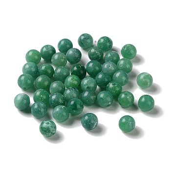 Acrylic Beads, Imitation Gemstone, Round, Green, 8mm, Hole: 1.8mm