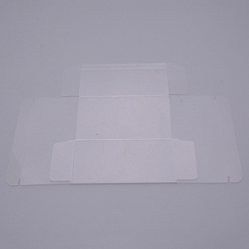 Transparent PVC Box, Candy Treat Gift Box, for Wedding Party Baby Shower Packing Box, Rectangle, Clear, 5.2x10.2x11.2cm
