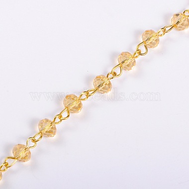Goldenrod Iron+Glass Handmade Chains Chain