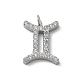 304 Stainless Steel Micro Pave Cubic Zirconia Charms(STAS-Z107-09P-08)-1