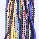 Spray Painted Non-magnetic Synthetic Hematite Beads Strands(G-T124-35B)-2