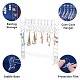 Transparent Acrylic Earring Hanging Display Stands(EDIS-FH0001-05)-4