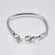 304 Stainless Steel Round Snake Chain Bracelet Making(STAS-F139-056P-C)-1