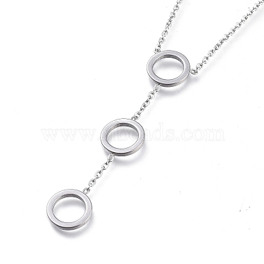 Round Ring 304 Stainless Steel Jewelry Sets(SJEW-M097-22P)-2