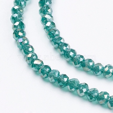 Chapelets de perles en verre galvanoplastique(X-GLAA-F076-FR04)-3