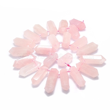 Natural Rose Quartz Beads Strands(G-F715-053)-2