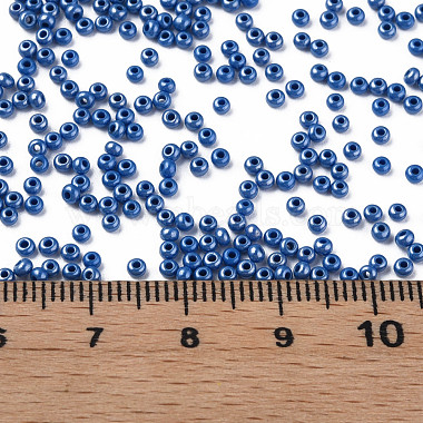 11/0 Czech Opaque Glass Seed Beads(SEED-N004-003B-09)-6