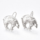 Brass Earring Hooks(KK-S350-353)-1
