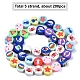 5 Strands Handmade Polymer Clay Beads(CLAY-SC0001-42)-2