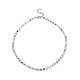 Natural Quartz Crystal & Glass Seed Bead Beaded Necklaces for Women(NJEW-JN04262)-1