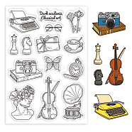 Custom PVC Plastic Clear Stamps, for DIY Scrapbooking, Photo Album Decorative, Cards Making, Mixed Shapes, 160x110x3mm(DIY-WH0448-0121)