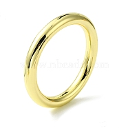Brass Simple Bangles for Women, Long-Lasting Plated, Real 18K Gold Plated, Inner Diameter: 2-1/2 inch(6.28cm)(BJEW-D041-01G)