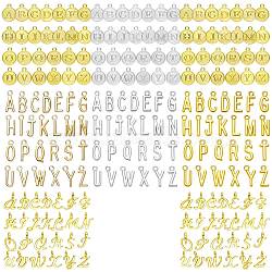 Tibetan Style Alloy Pendants, Letter, Mixed Color, 9.5~18x2~12.5mm(FIND-SZ0003-80)