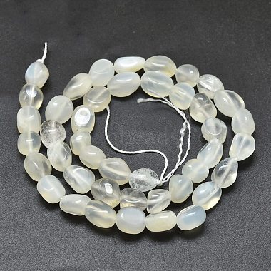 Natural White Moonstone Beads Strands(X-G-O186-C-04)-3