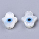 Natural White Shell Mother of Pearl Shell Beads(SSHEL-N034-57B)-2