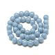 Natural Angelite Beads Strands(G-R432-15-6mm)-2