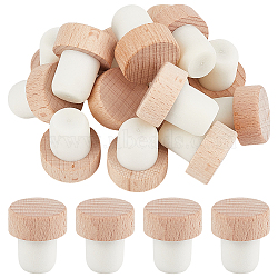 Cork Bottle Stoppers, Bottle Tampions, Linen, 29.5~30x33mm(AJEW-WH0475-13)