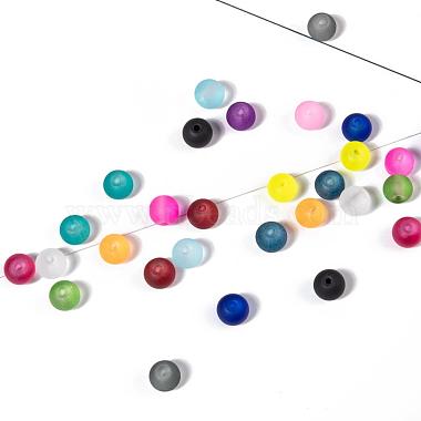 20 Colors Transparent Glass Beads Strands(FGLA-X0002-01-8mm)-5