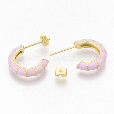 Brass Stud Earrings(EJEW-S209-10)-4