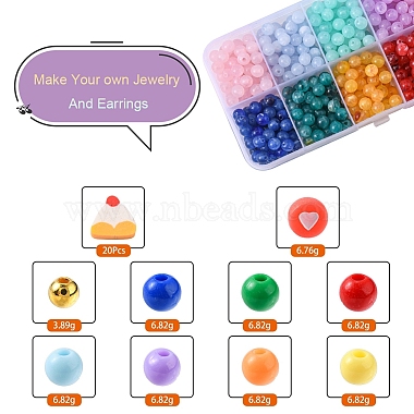 470Pcs Opaque Acrylic Beads(MACR-YW0001-94)-2